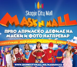 Скопје Сити Мол Ве поканува на Mask’n’Mall за Денот на шегата
